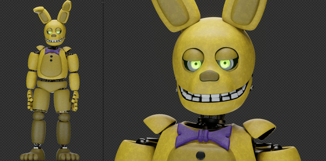 Springbonnie retexture again by Wozwald1945 on DeviantArt