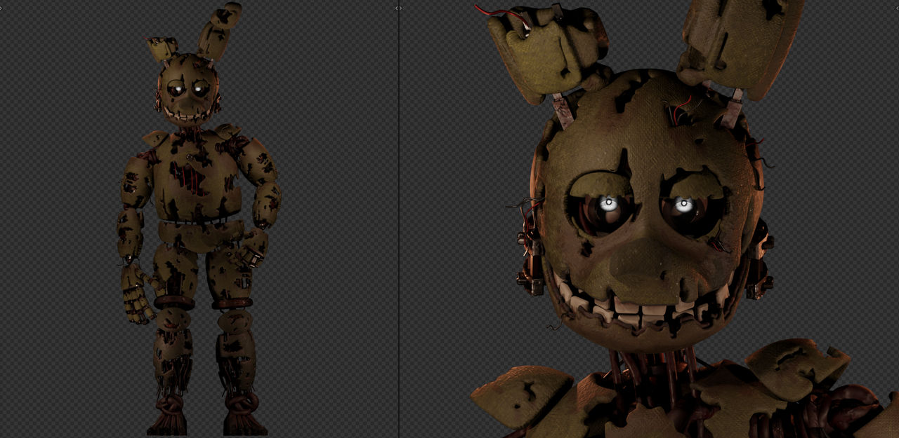 Springtrap Retexture by Wozwald1945 on DeviantArt