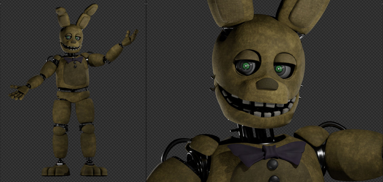Spring Block Springbonnie Springbonnie v20 Retexture by Wozwald1945 on DeviantArt
