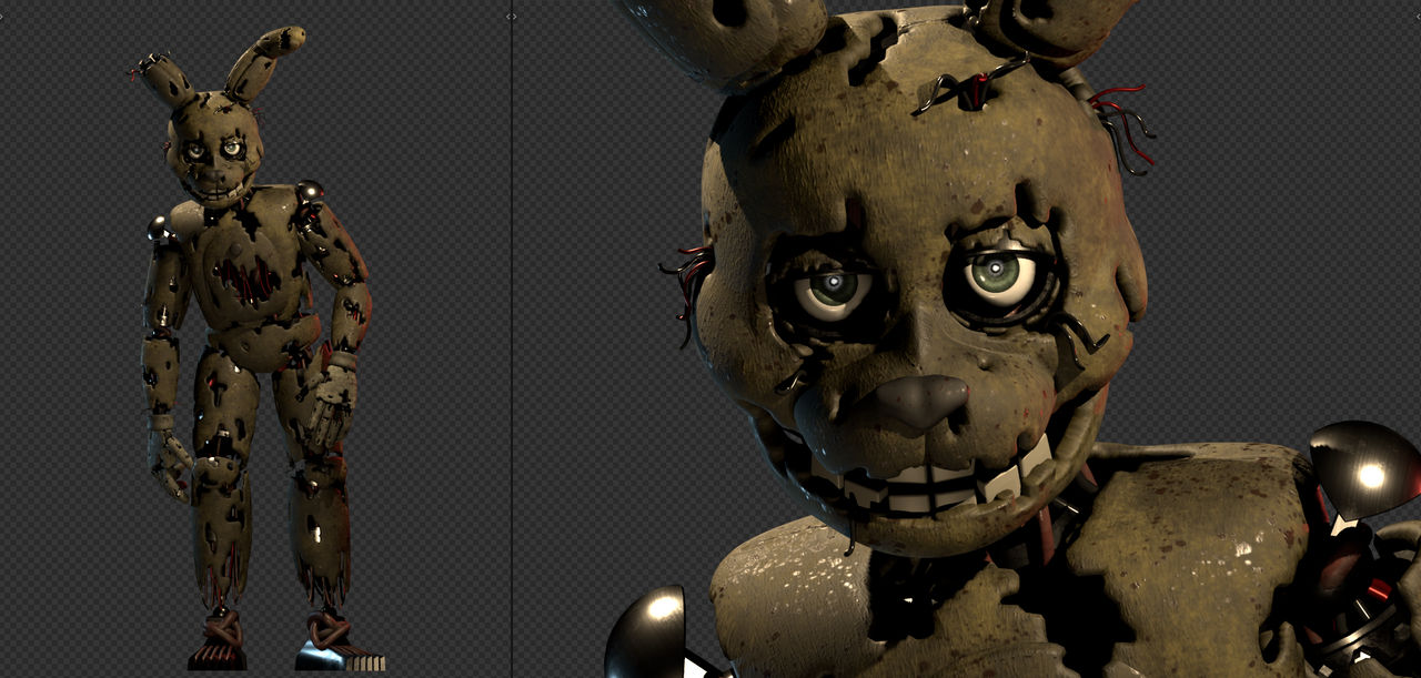 Springtrap Edit and Retexture by Wozwald1945 on DeviantArt