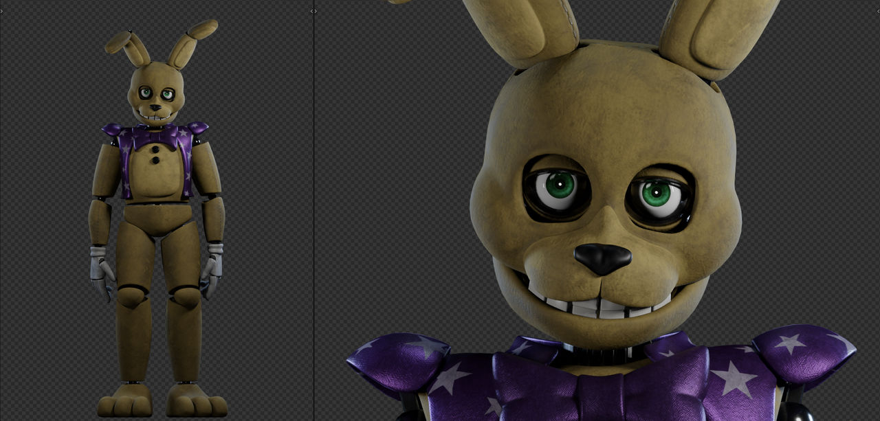 Springbonnie Edit and Retexture by Wozwald1945 on DeviantArt