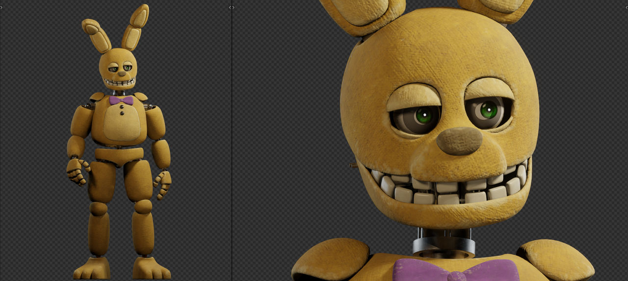 Jester Springbonnie Everything Animations Springbonnie Retexture by Wozwald1945 on DeviantArt