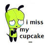 gir misses his cupcake