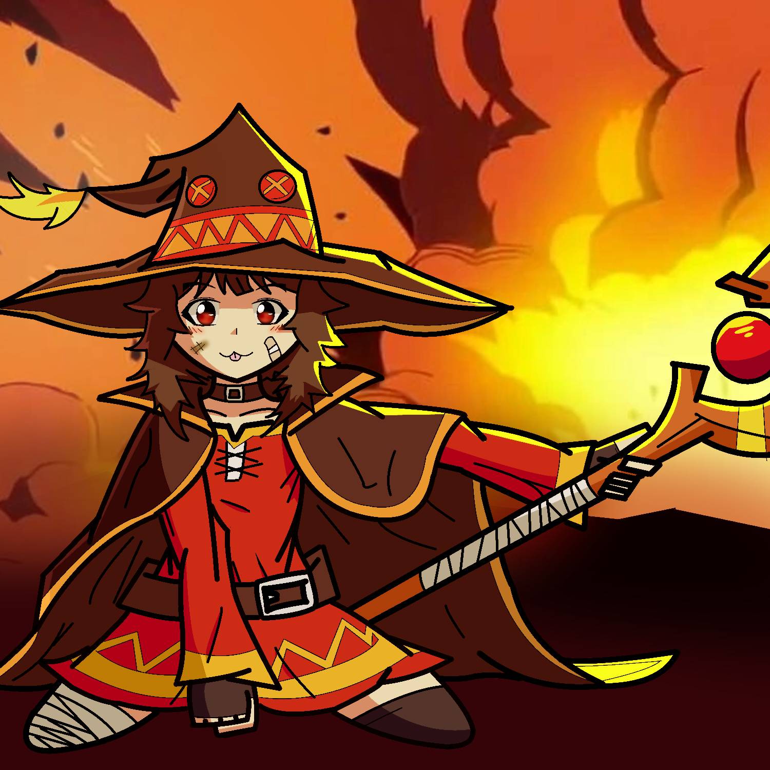 Skyrim Megumin Follower Megumin Fanart by Nikinightmare-Toons on DeviantArt