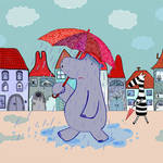 a strange umbrella by rozalek