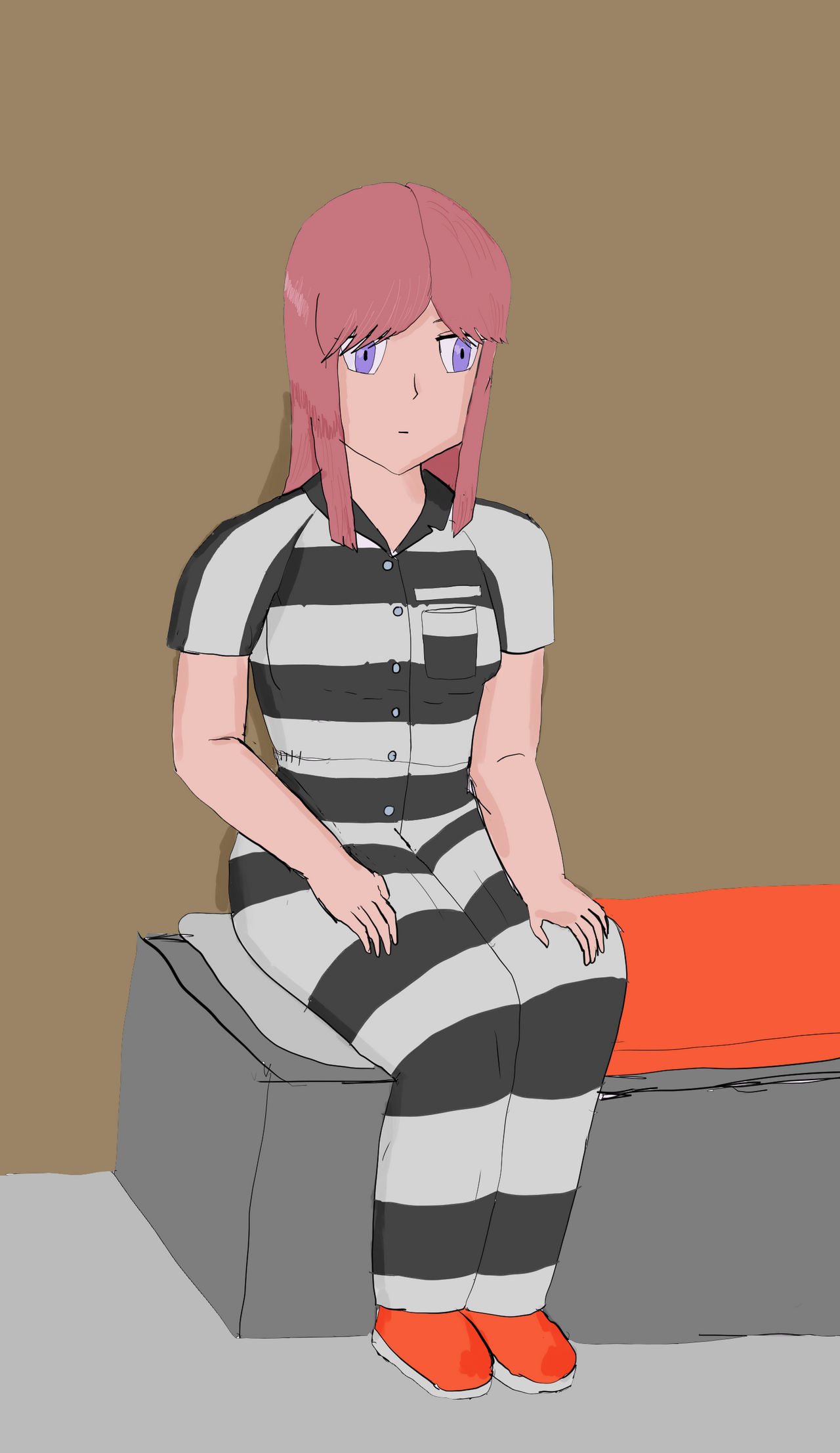 Inmate Sitting by deannainmate on DeviantArt