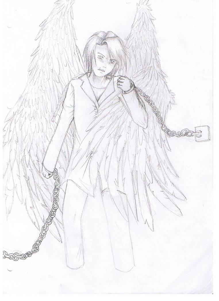 Anime Angel By Osendayo On Deviantart,Cartoon Short Curly Hair Girl Drawing