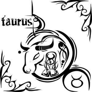 Zodiac Sign Tattoo : Taurus