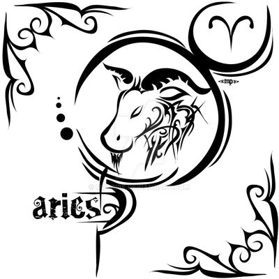 Zodiac Sign Tattoo : Aries By Mptribe On Deviantart