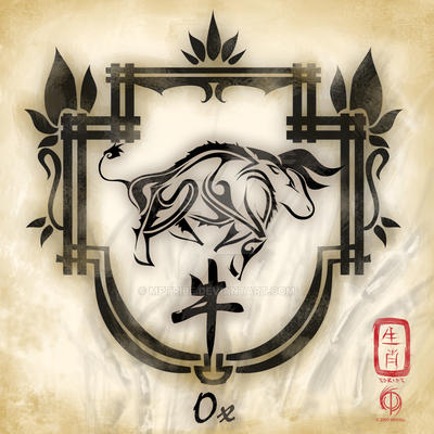 Chinese Zodiac : Ox by MPtribe on DeviantArt