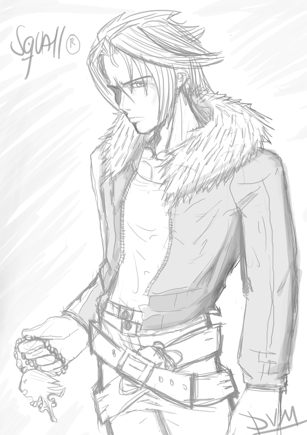 Squall Leonhart -sketch1-