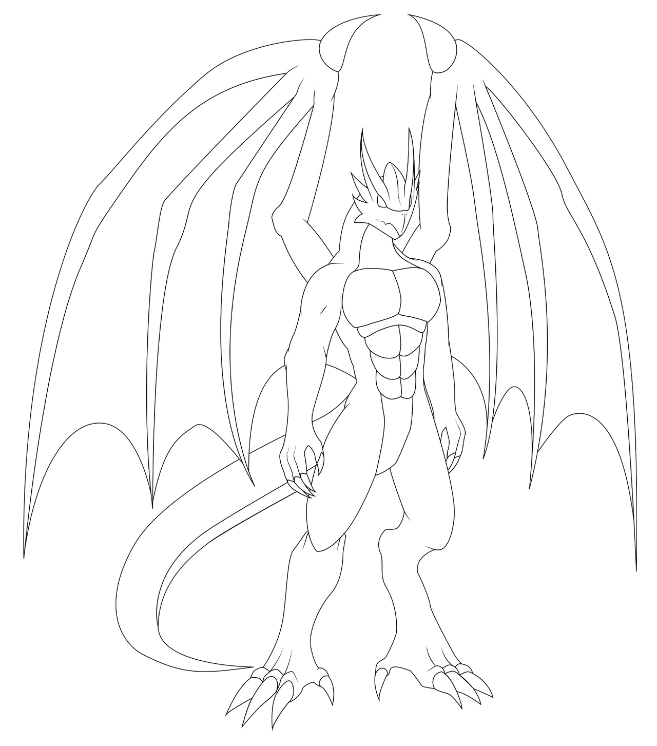 Dragon Animation Base Anime dragon base 3 by JakeBurner on DeviantArt