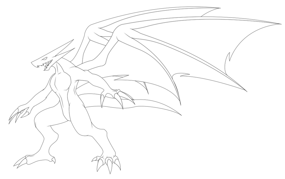 Dragon Animation Base Anime dragon base 4 by JakeBurner on DeviantArt