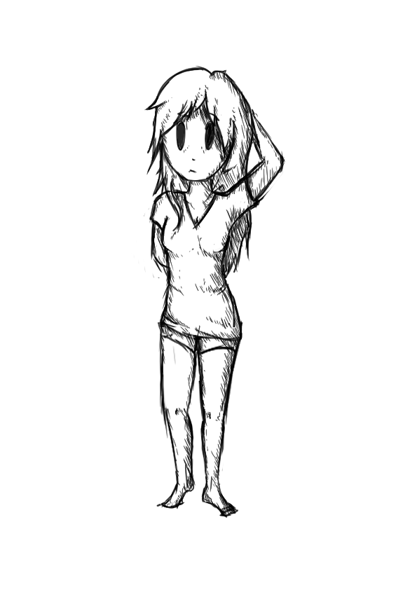 Confused Girl Cartoon Sketch (uncolored) by Sjulz on DeviantArt Confused Girl Cartoon Sketch (uncolored) by Sjulz on DeviantArt
