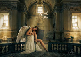 sad Angel by Alobyss