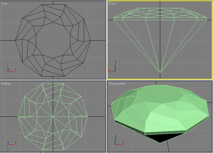 Gemstone - Round - Whirl Cut (Basic)