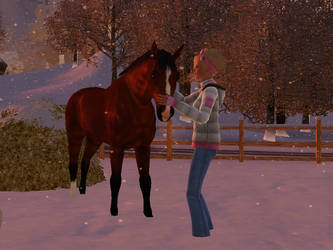 Sims 3 Horse and Sim