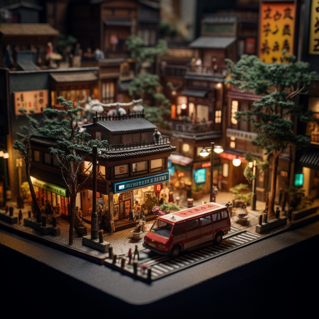 Mini Tokyo diorama photography by PhotographyAi on DeviantArt