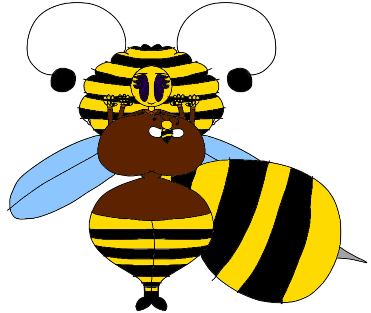 Bee Deviantart Style Thicc Bee Girl by Sonicart2120 on DeviantArt