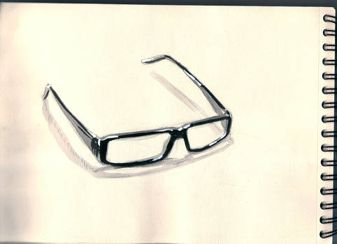 Glasses sketch