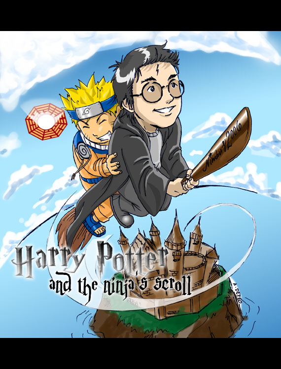 Harry Potter and Naruto by AlexanderDefeo