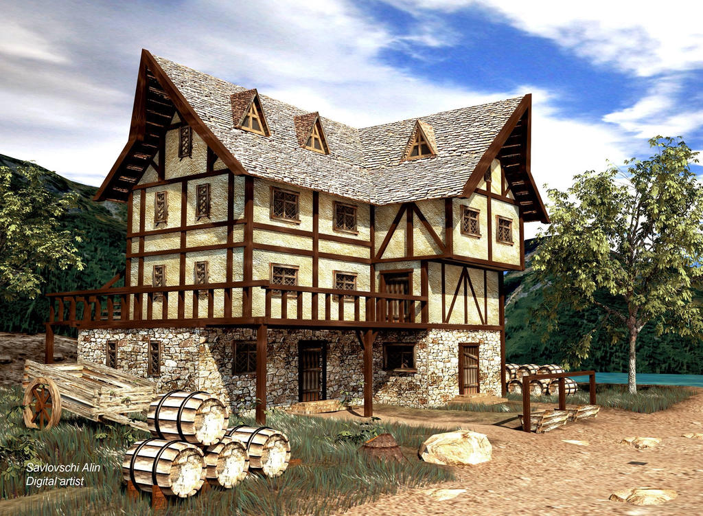 Medieval Fantasy Inn by SerpentCrown on DeviantArt