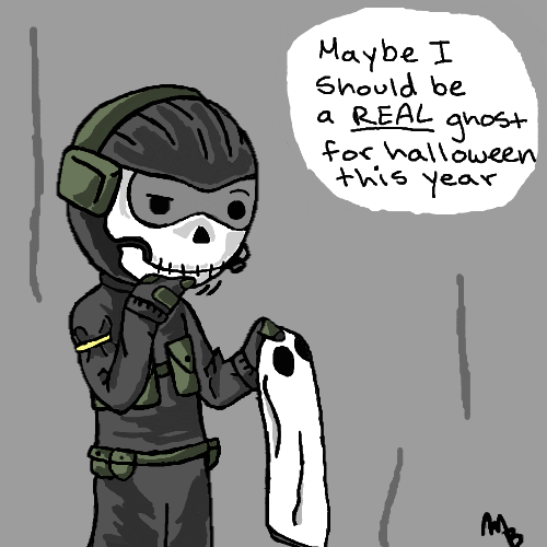 MW2- Ghost Chibi by hemophobianessticity on DeviantArt