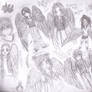 Maximum Ride flock sketch dump