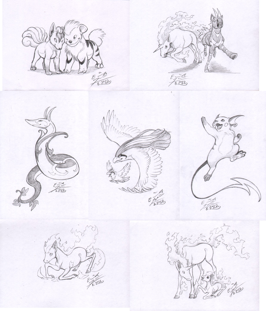 Pokemon request sketches