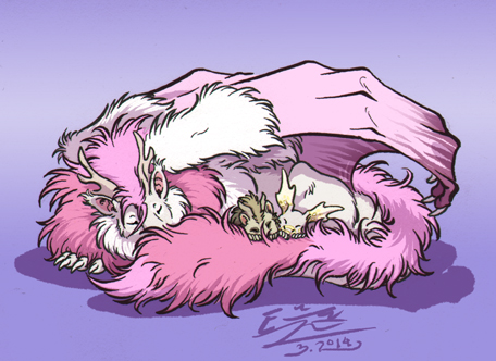 Nest of fluff