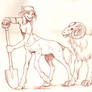 Inktober: Pony And Ramses