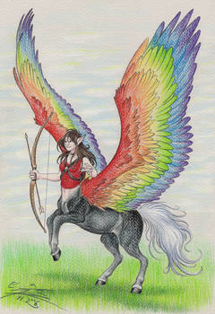 Rainbow Centaur, finished