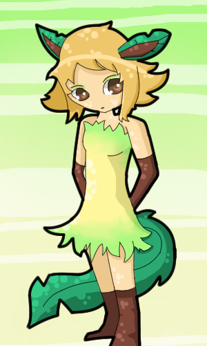 Leafeon gijinka