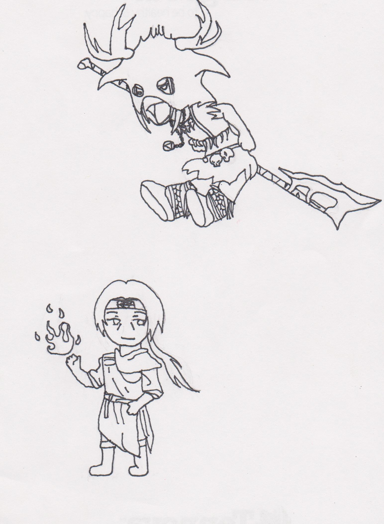 Itachi and Hidan in...Skyrim?