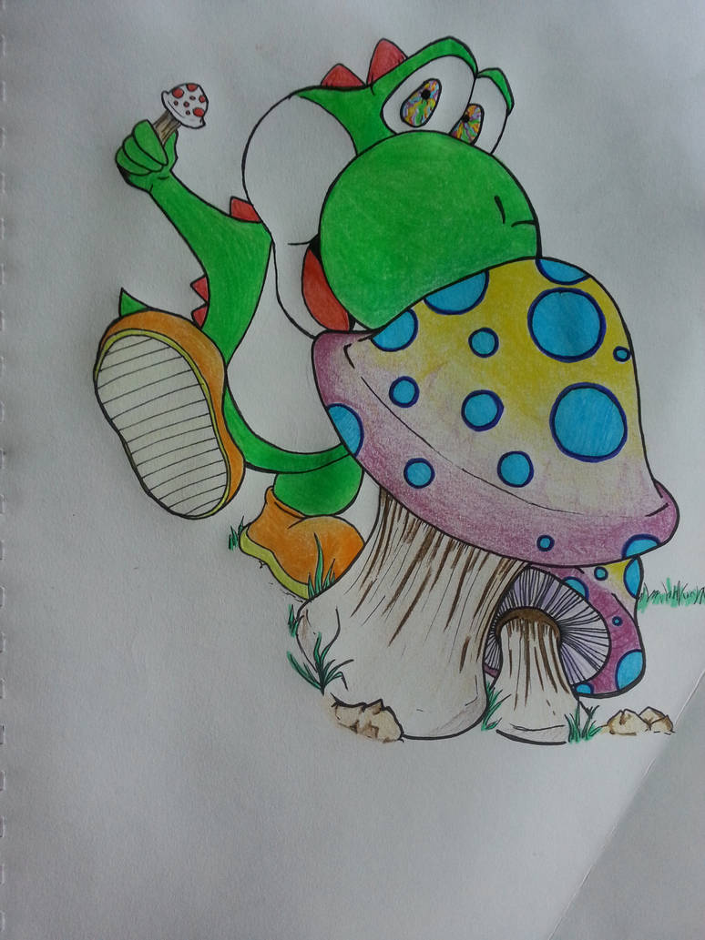 magic yoshi by obsessivepurpose on DeviantArt
