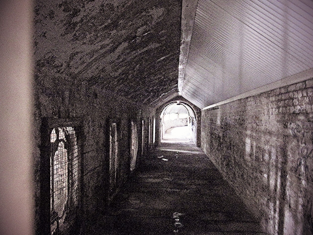 Abandoned laundry tunnel