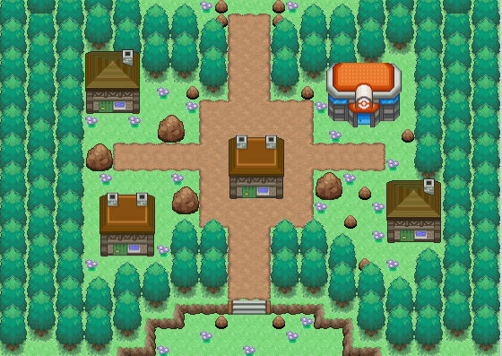Incompatible Town Intermediate town between start and first gym by dirtywiggles on DeviantArt
