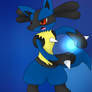 Lucario Used Aura Sphere