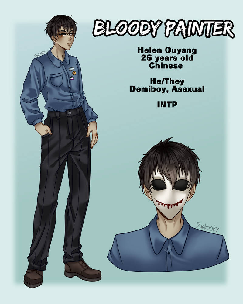Bloody Painter creepypasta Redesign By Duskooky On DeviantArt bloody-painter-creepypasta-redesign-by-duskooky-on-deviantart