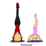 HA! -Commission- Headstands