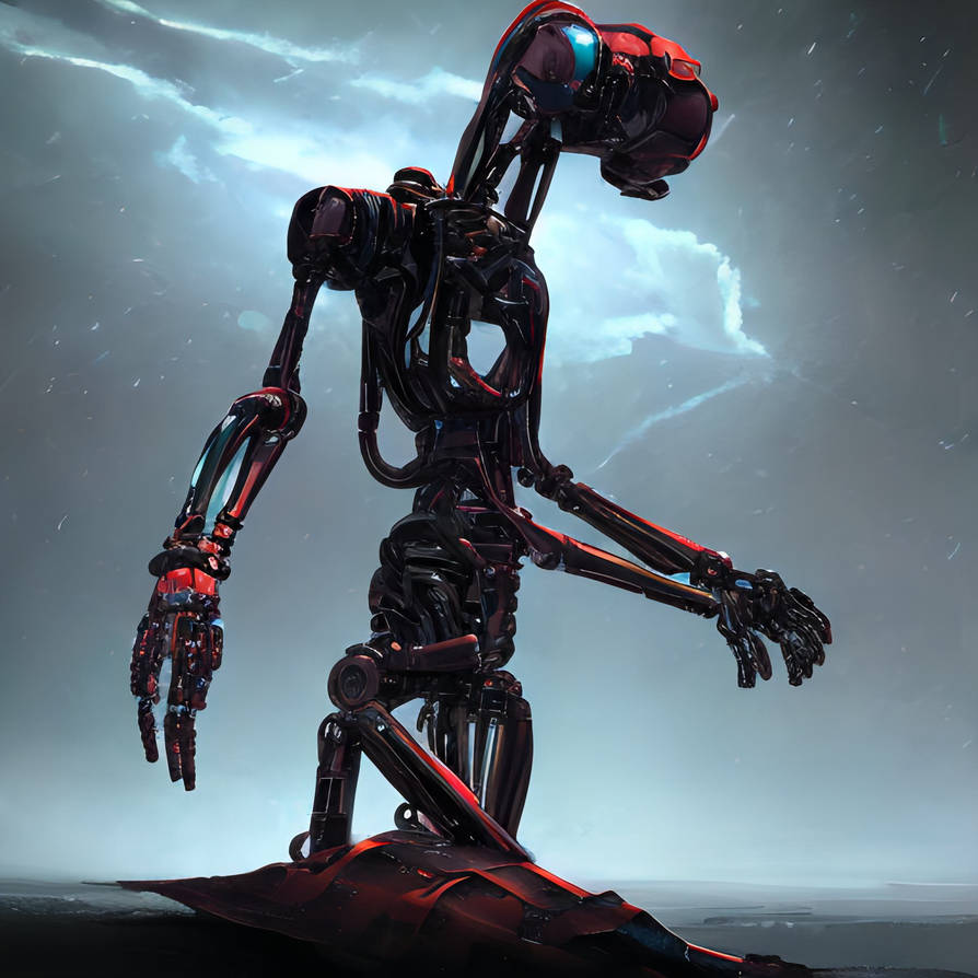 DreamUp Creation the dark robot v2 by wowzilla2000 on DeviantArt