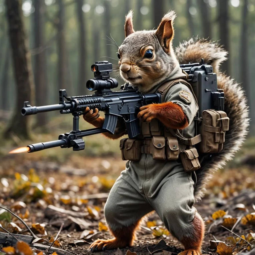 Machine Gun Owl Soldier Shooting A Machine Gun4 1 by frankklebhof on DeviantArt