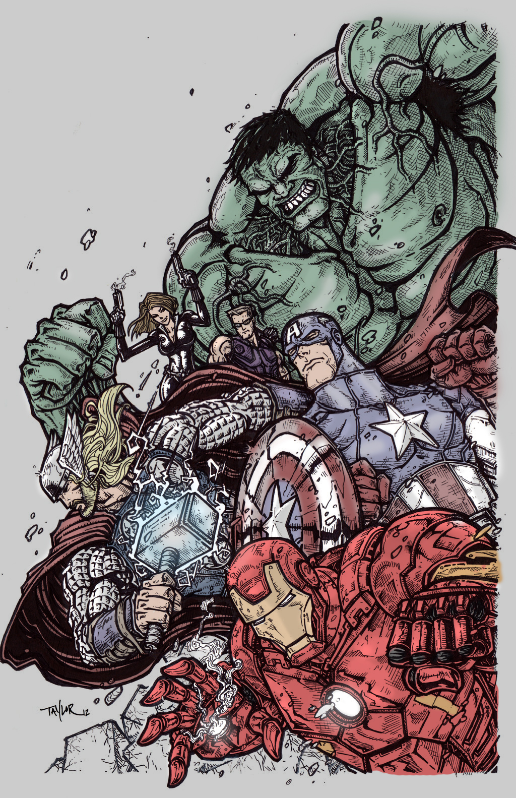 AVENGERS ASSEMBLE colors