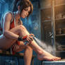 Mai Shiranui in the changing room 02