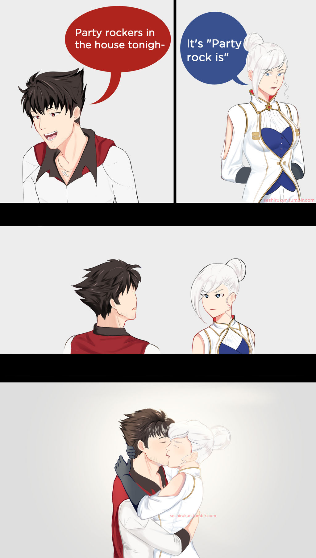 RWBY Comic Winter x Qrow by Seshirukun on DeviantArt