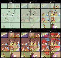 Step by Step Minecraft Girlfriend comic tutorial