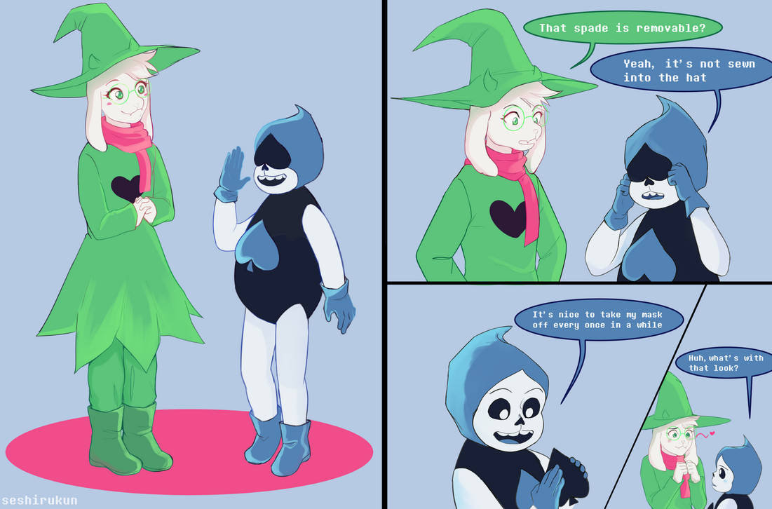Ralsei X Rancer Ralsei and Lancer by Seshirukun on DeviantArt