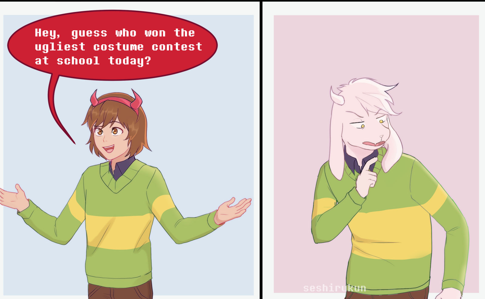 Asriel Delta Rune Robe Deltarune comic: Asriel's clothes by Seshirukun on DeviantArt