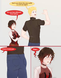 RWBY Comic: Jaune's new pants (Lancaster)