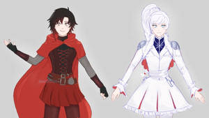 Weiss and Ruby Redesigns (RWBY Volume 7)